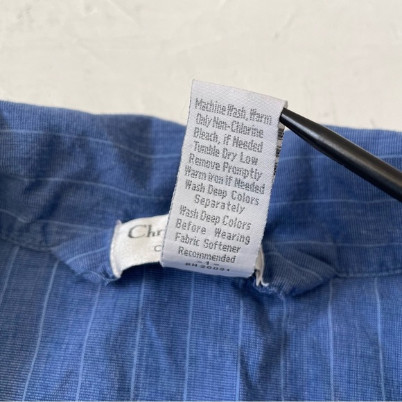 Christian Dior Pajamas Top 100% Cotton Size Large - Picture 4 of 8